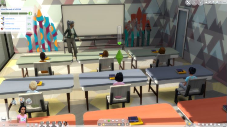 The Sims 4 GO To School Mod pack 모드