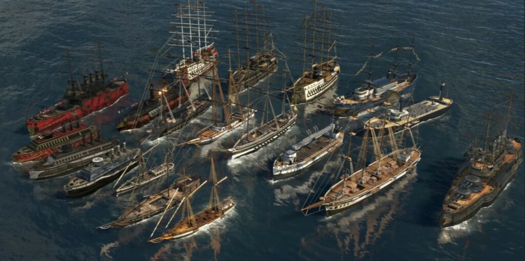 1800의 선박들